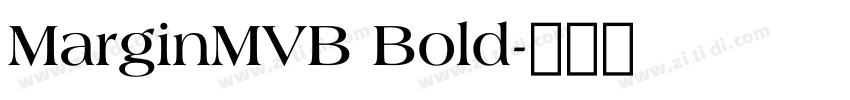 MarginMVB Bold字体转换